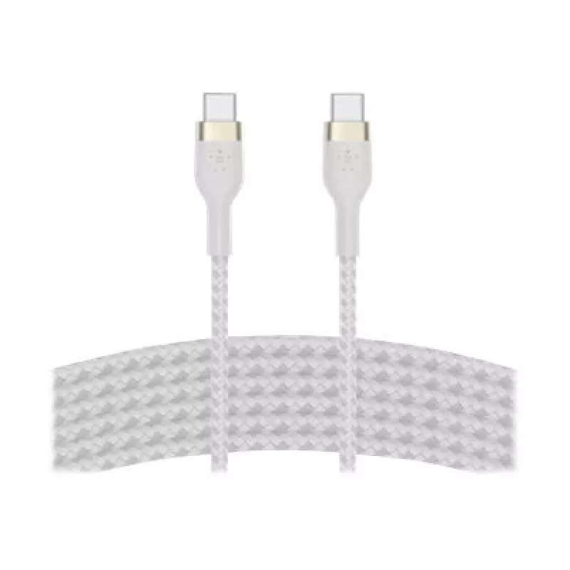 Belkin BOOSTCHARGE PRO Flex USB-kaapeli 3 m USB 2.0 USB-C valkoinen (CAB011BT3MWH)