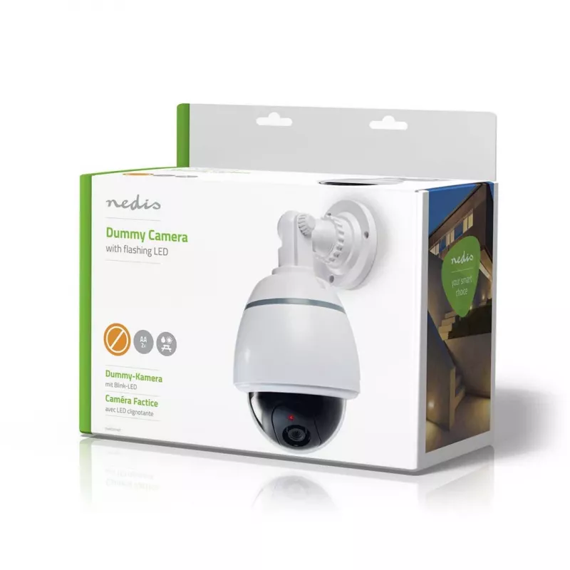 Nedis DUMCD50WT dummy-valvontakamera valkoinen dome