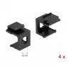 Asennussarja DELOCK 86810, musta — DELOCK 86810 asennustarvikkeet