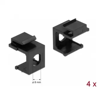 Asennussarja DELOCK 86810, musta — DELOCK 86810 asennustarvikkeet
