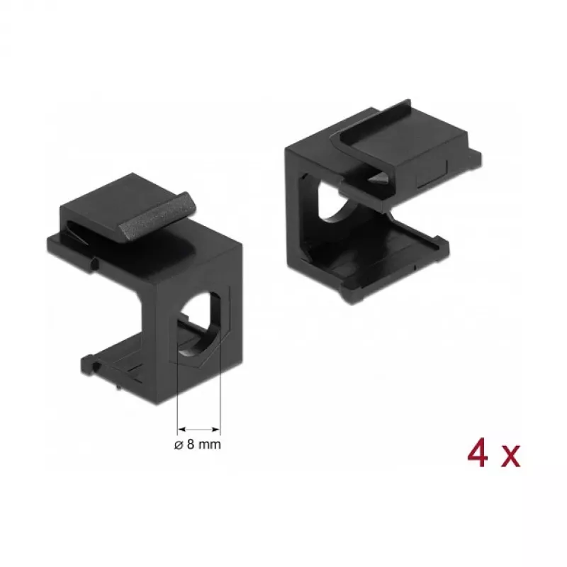 Asennussarja DELOCK 86810, musta — DELOCK 86810 asennustarvikkeet