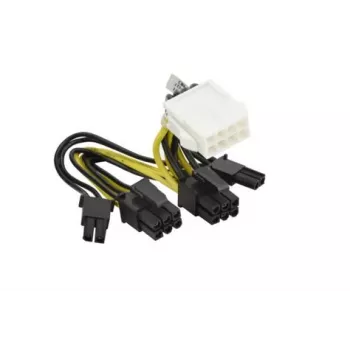 0,05 m 8-napainen 2x 6+2-napaiseen GPU-kaapeli G291-281 CBL-PWEX-1040