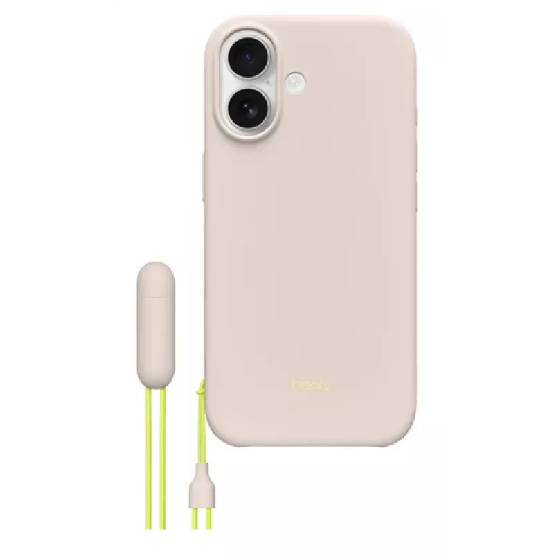 Apple Beats iPhone 17 Kickstand -kuori MagSafe-yhteensopiva ja kameran ohjaus, Limestone, MGTL4LL/A