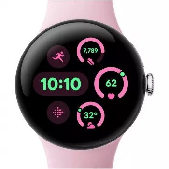 Google Pixel Watch 3 - 41 mm - alumiini, kiillotettu hopea