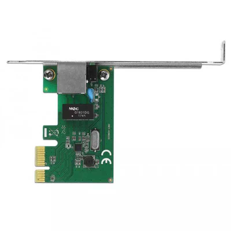 DeLOCK 90381 PCI Express x1 Gigabit LAN -kortti, 1x RJ45, RTL8111