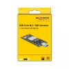 Delock 63166 USB 3.0 Type-A M.2 Key B muunnin SIM-paikalla