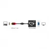 Videokaapelisovitin DeLOCK 62994 USB Type-C VGA 0,2 m musta