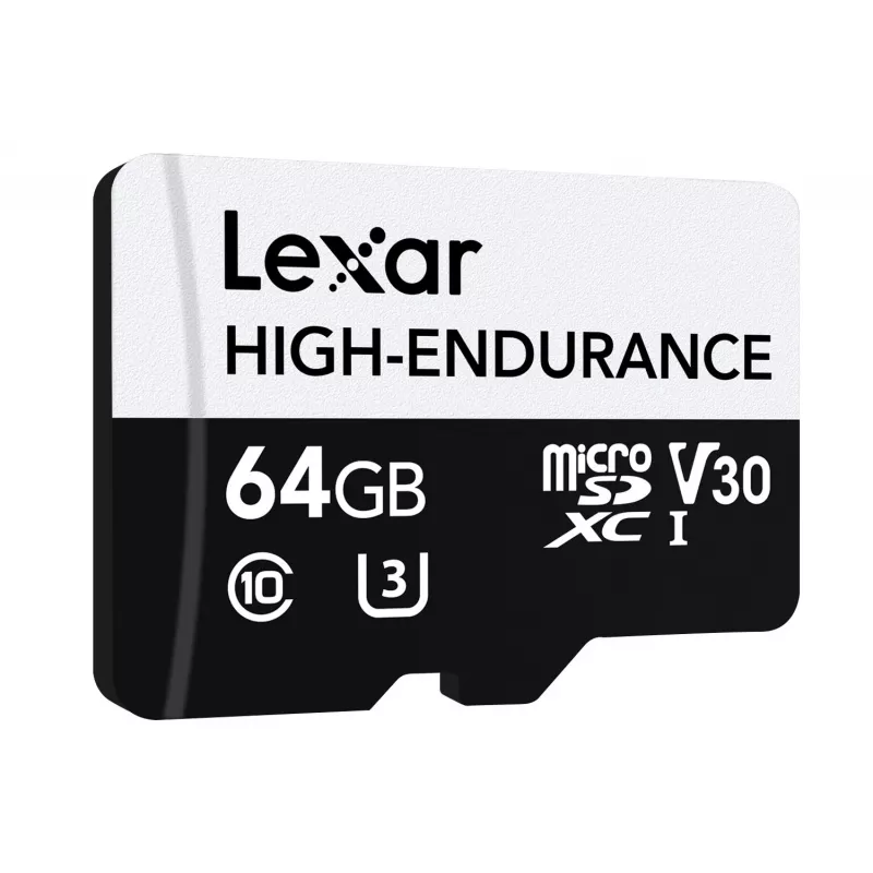 microSD High Endurance -muistikortti 64 GB C10 A1 U1 V30 100/35 MB/s