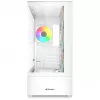 PC-kotelo Sharkoon AK6 RGB, ATX, valkoinen