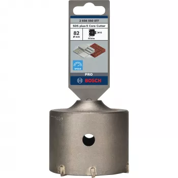 PRO SDS plus-5 ydinpora ontto pora, Ø 82 mm