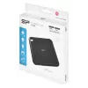 SILICON POWER PC60 - SSD - 1TB - ulkoinen (kannettava) - USB 3,2 Gen 2 - 256-bittinen AES - musta (SP010TBPSDPC60CK)