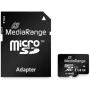 MediaRange MR945 - flash-muistikortti (microSDXC SD-adapterilla) - 128 GB - UHS-I / Class10 - microSDXC - musta (MR945)