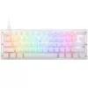 Ducky One 3 Aura valkoinen Mini-pelinäppäimistö, RGB-LED - MX-Blue (US)
