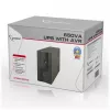 Gembird UPS-PC-652A keskeytymätön virransyöttö (UPS) Line-Interactive 0,65 kVA 390 W 3 AC-lähtöä