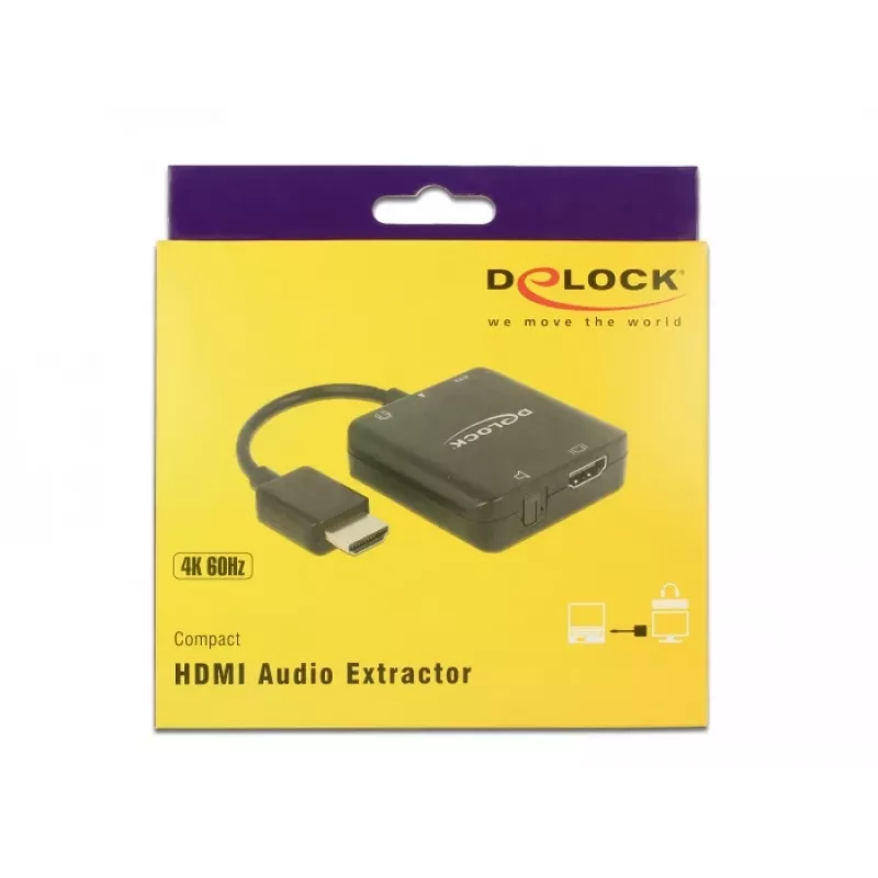 Videokaapelisovitin HDMI Type-A DeLOCK 63276