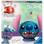 Ravensburger 11574 Disney Stitch 3D-palapelipallo korvilla, 77 palaa, 6+ vuotta