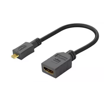 Microconnect HDM19F19MMC kaapelin sukupuolenvaihtaja HDMI Type-D (Micro) HDMI musta