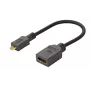 Microconnect HDM19F19MMC kaapelin sukupuolenvaihtaja HDMI Type-D (Micro) HDMI musta