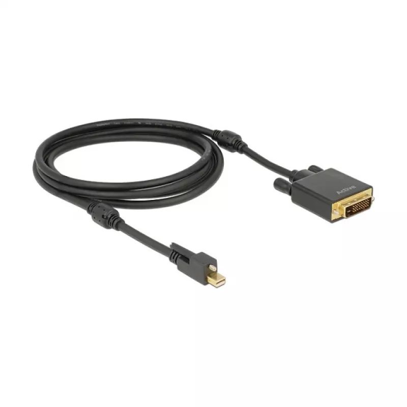 Videokaapeliadapteri DeLOCK 83726 Mini DisplayPort - DVI 2 m musta