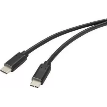 Renkforce RF-4716842 USB-kaapeli 2 m USB 2.0 USB A USB C musta (RF-4716842)