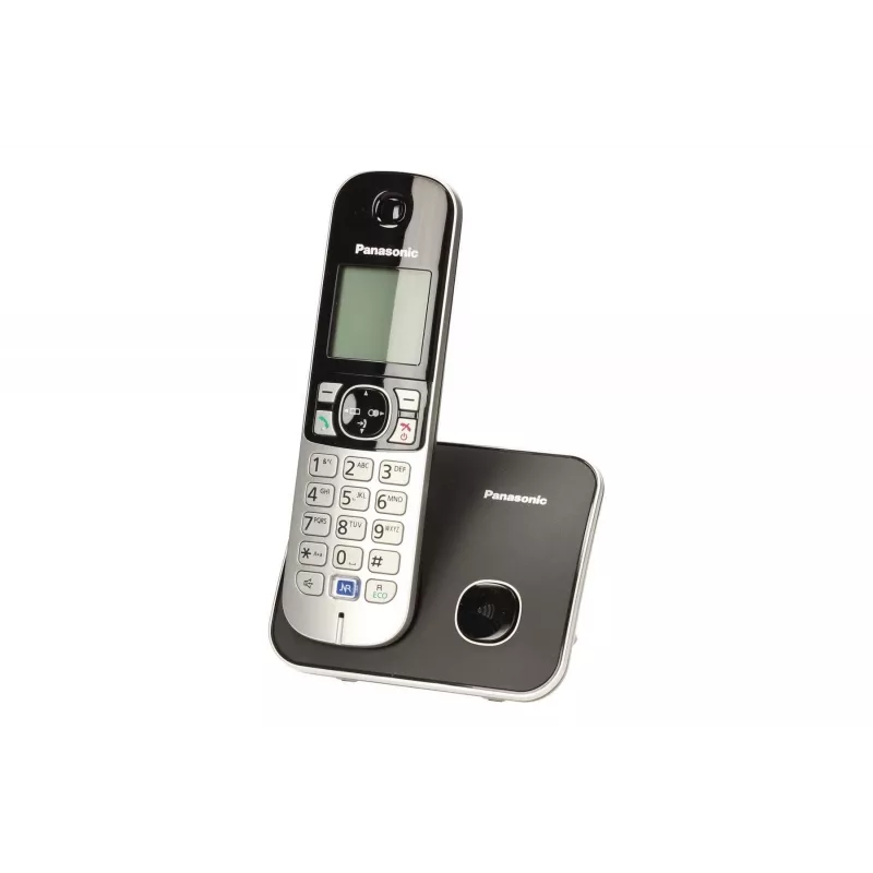 Panasonic KX-TG6811 DECT-puhelin numeronäytöllä musta