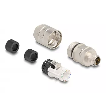 Johdinliitin DeLOCK 86032 M12 LSA 2 cm hopea