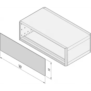 SCHROFF U-ETULEVY EMC 3U 84HP – telinevaruste (24572606)