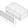 SCHROFF U-ETULEVY EMC 3U 84HP – telinevaruste (24572606)