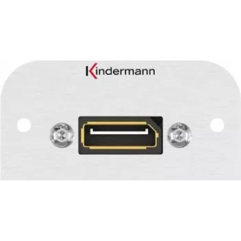 Kindermann 7441000588 pistorasia-lisäosa DisplayPort alumiini (7441000588)