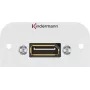 Kindermann 7441000588 pistorasia-lisäosa DisplayPort alumiini (7441000588)