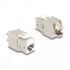 DeLOCK 88119 Keystone-moduuli litteä valkoinen RJ-45 10 kpl