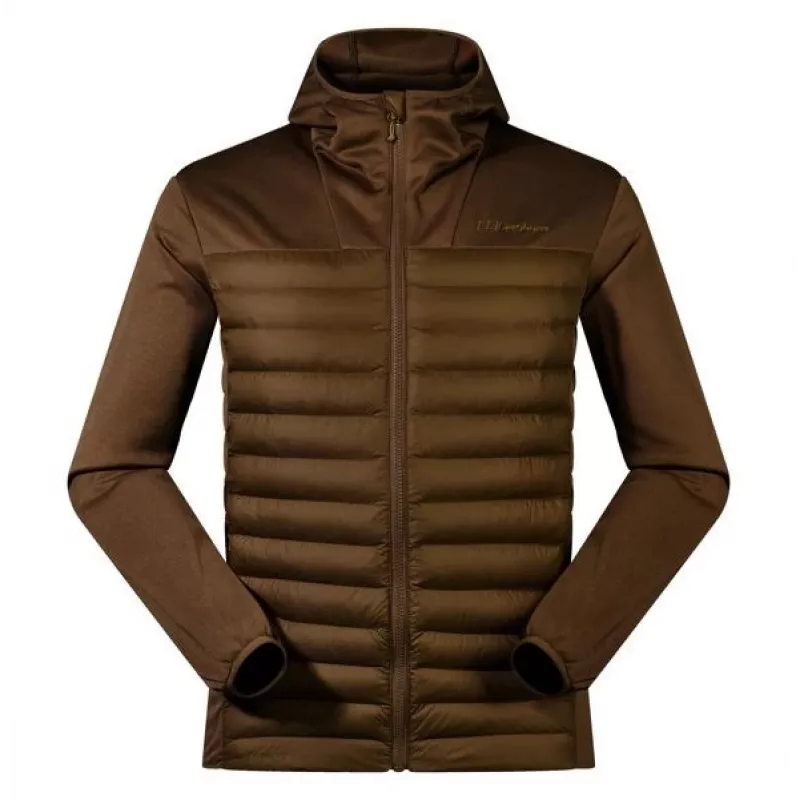 Miesten Berghaus huppu-hybriditakki koko M ruskea