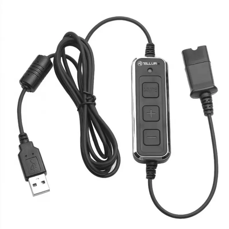Headset Tellur Voice 510N monaural USB musta