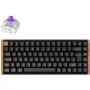 Keychron K2 HE (musta/puu, DE-asettelu, Gateron Double-Rail Magnetic Nebula, alumiinirunko)