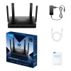 Cudy WR3000 langaton reititin Gigabit Ethernet dualband (2,4 GHz / 5 GHz) musta