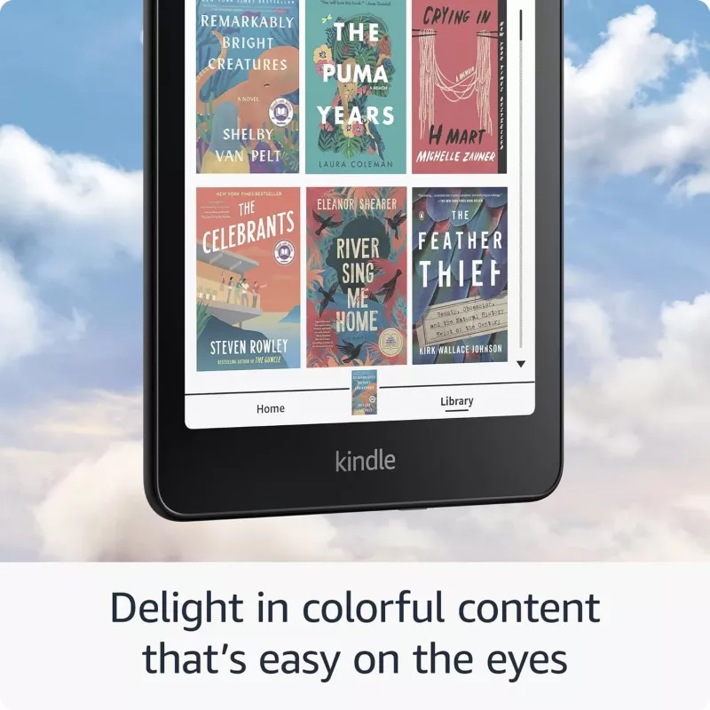 Amazon Kindle Colorsoft Signature Edition e-kirjojen lukulaite 32 GB, 7" värikosketusnäyttö, Wi-Fi, musta