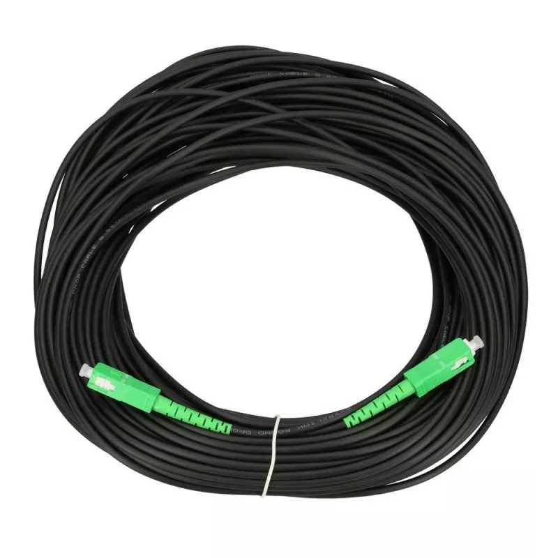Extralink SC/APC-SC/APC liitäntäkaapeli, pyöreä, ripustettava, singlemode, simplex, G.657A2, 15 m