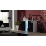 Cama Meble SOHO S7 senkki 120 cm, valkoinen/musta kiiltävä