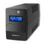 Qoltec Monolith UPS kaksoismuunnos online 0,65 kVA 360 W 2 pistorasiaa