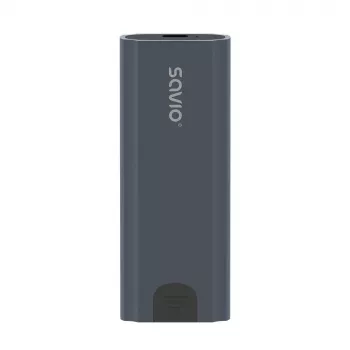 M.2 SSD-kotelo SAVIO AK-67 harmaa, USB 10 Gbit/s, tuki yksittäisille M.2-asemille
