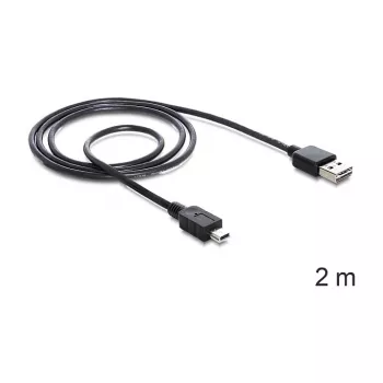 USB-kaapeli DeLOCK 85554 USB 2.0 2 m USB A Mini-USB B musta