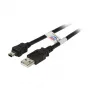 Efb K5251SW.1,8 USB-kaapeli musta