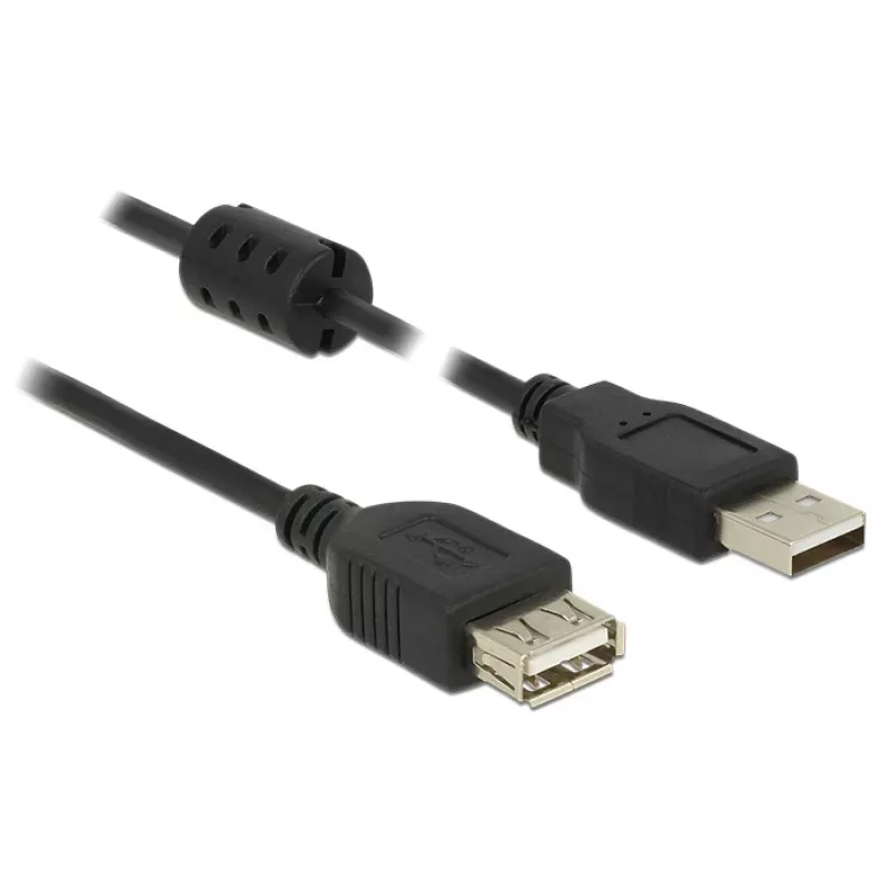 USB-kaapeli DeLOCK 84884 USB 2.0 1,5 m musta