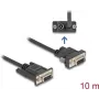 Sarjakaapeli DeLOCK 88240 10 m DB-9 musta