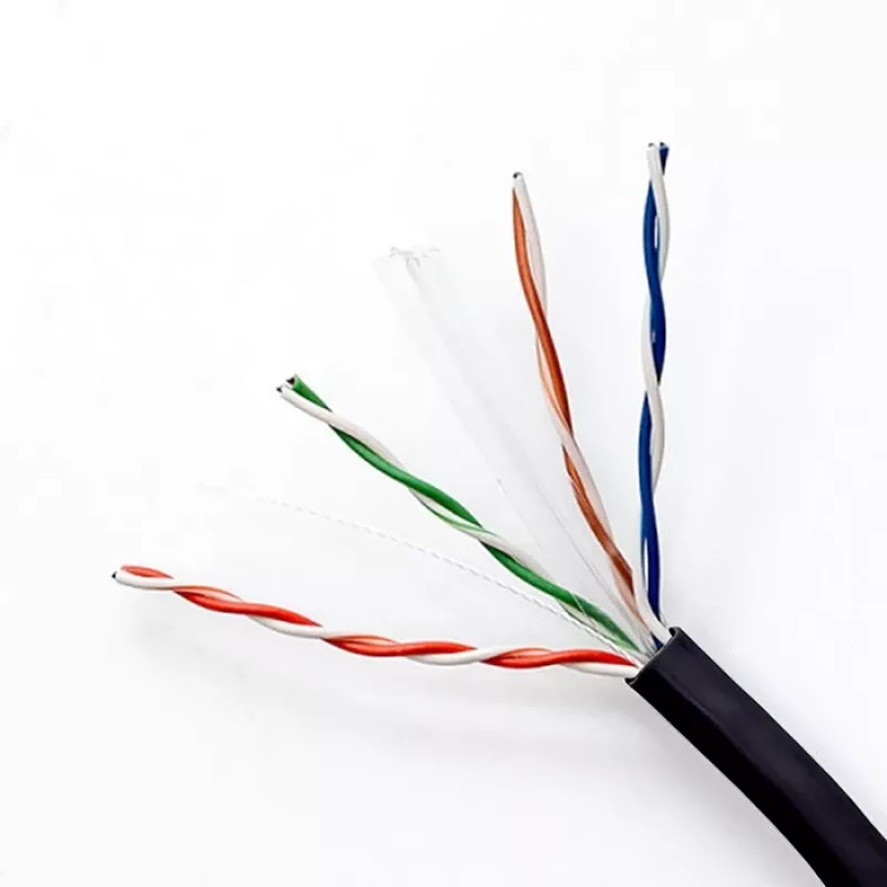 Ethernet-patchkaapeli QOLTEC CAT6 UTP, 50 m, musta