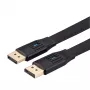 VALUE DisplayPort-kaapeli v1.4 DP-DP litteä ST/ST 1m - kaapeli - digitaalinen/näyttö/video - 1 m (11.99.5861)