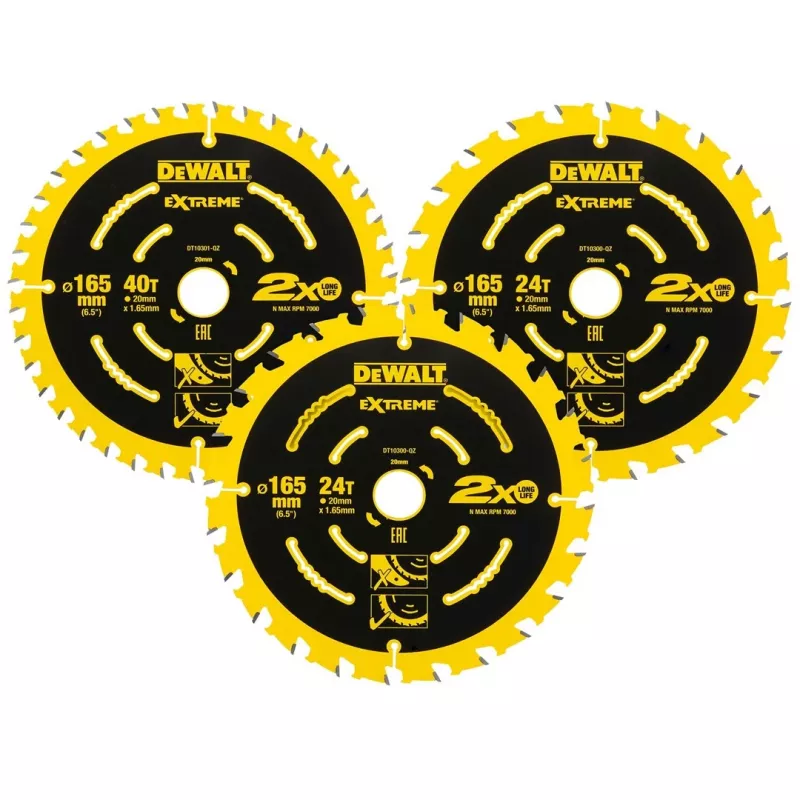 Pyörösahanterä DeWALT DT10397-QZ 3 kpl