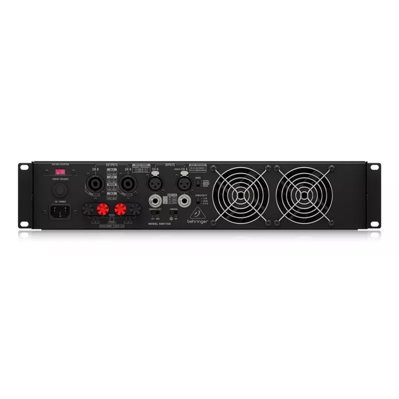 Behringer KM1700 audiovahvistin esiintymislava/musta