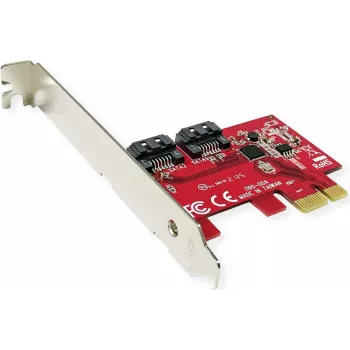 Sisäinen SATA-liitäntäkortti ROLINE 15062148 PCIe Low-Profile 6 Gbit/s