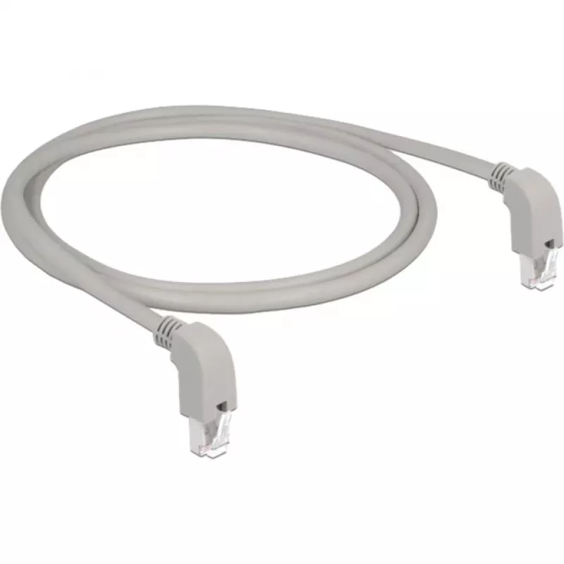Verkkokaapeli DeLOCK 85877 Cat6a S/FTP 1m harmaa